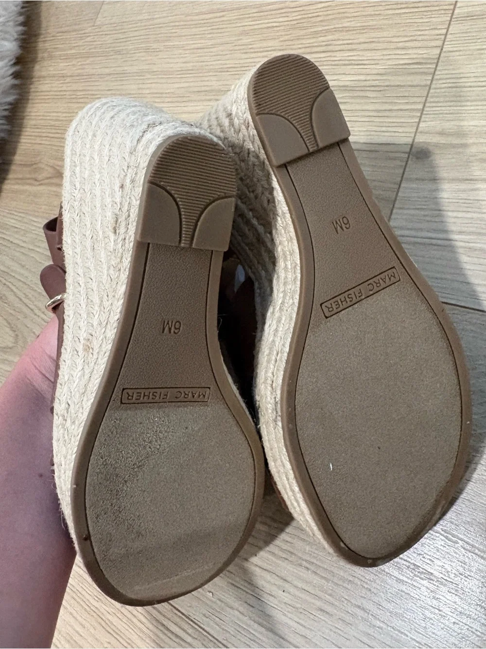 Marc Fisher Herve Espadrille Wedge Sandals